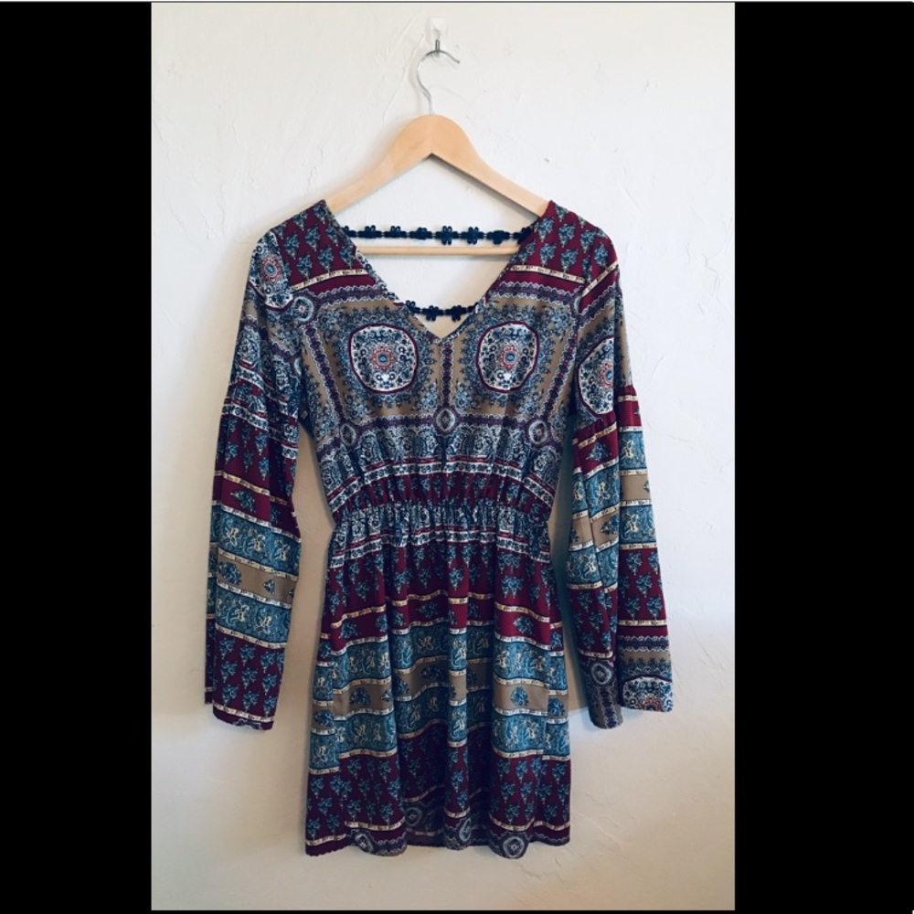 Altar’d State Boho Long Sleeve Dress